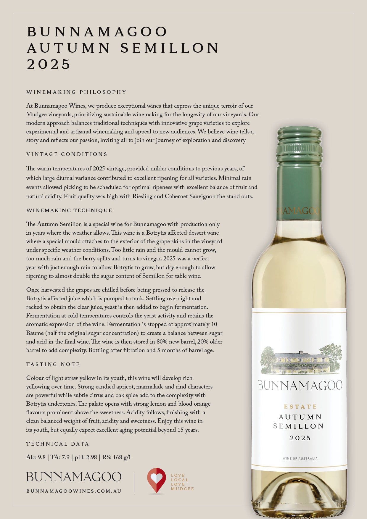 Autumn Semillon 2025 (375ml)
