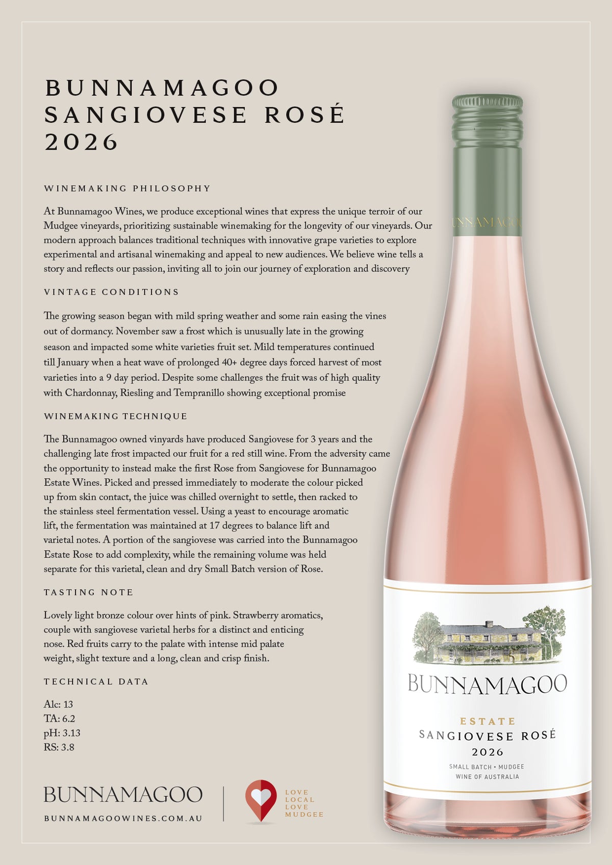 Sangiovese Rose 2026